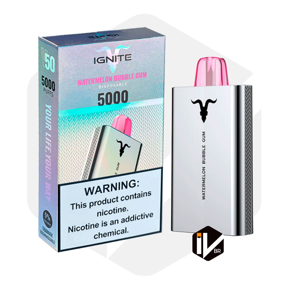 Ignite V50 5000 Puffs Watermelon Bubble Gum