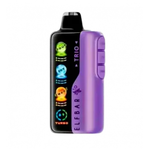 Cigarro Eletrônico ELFBAR Trio 40K – 40.000 Puffs Sabor Raspberry Watermelon (Framboesa e Malancia)